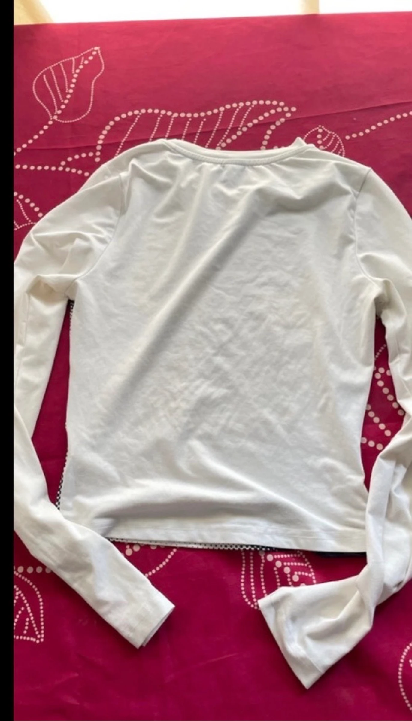 Witte lange mouwen bedrukt T-shirt - maat M – photo 2